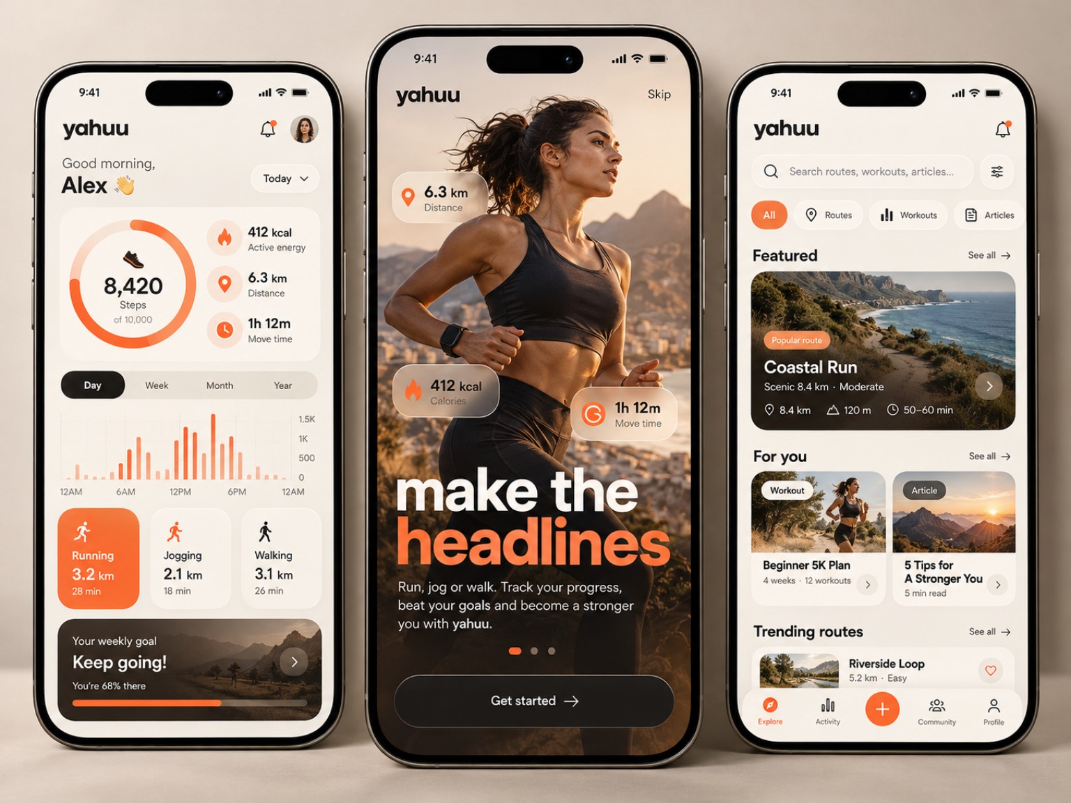 Yahuu App UI Reference Showcase